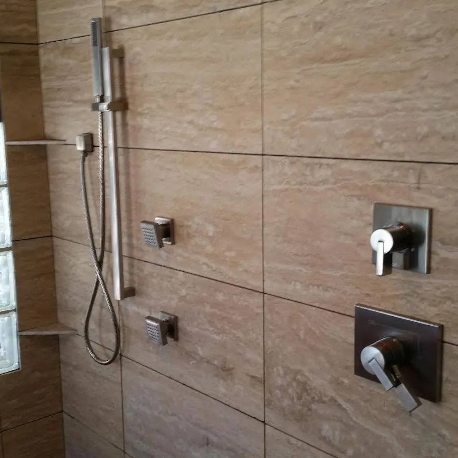 Shower fixture installation for Water Heater Replacement in Meadville